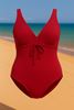 Immagine di PLUS SIZE WINE TUMMY CONTROL SWIM SUIT
